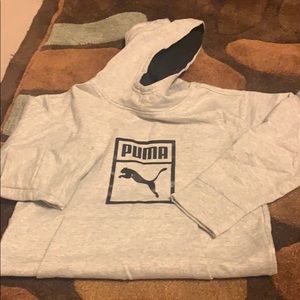 Puma hoodie boys sweatshirt size small or 8